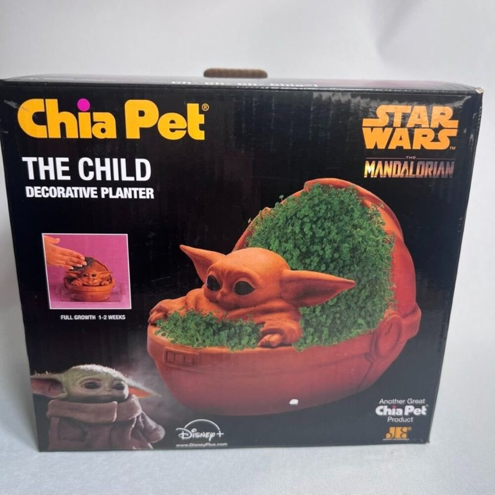 Star Wars The Child Chia Pet Baby Yoda Clay Planter